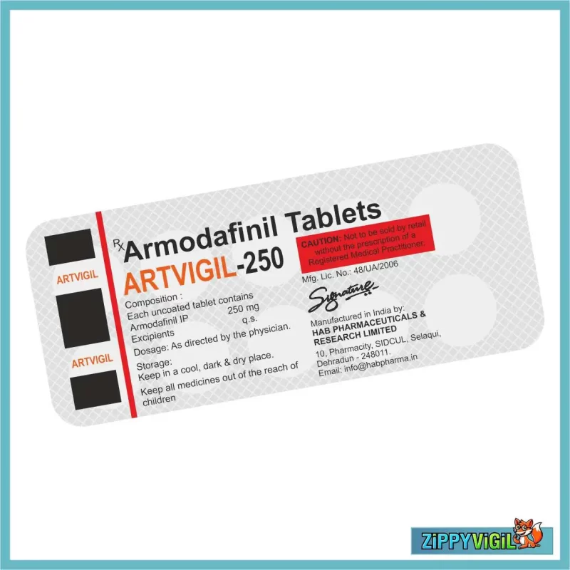 artvigil 250 mg